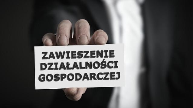 Leasing a zawieszenie działalności