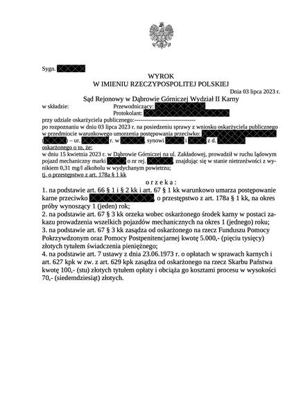 Przekroczenie prędkości poza miastem
